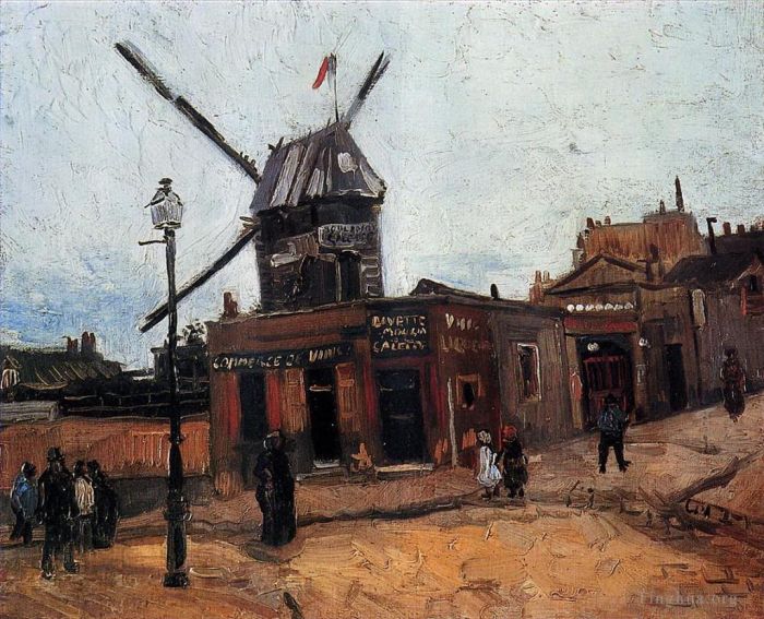 Vincent van Gogh Ölgemälde - Le Moulin de la Galette