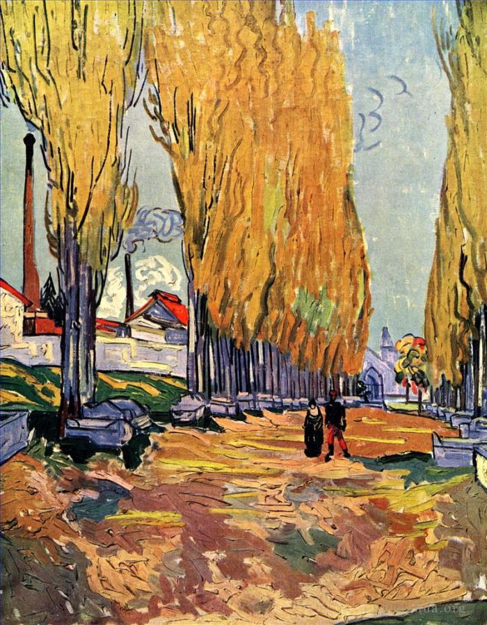 Vincent van Gogh Ölgemälde - Les Alyscamps
