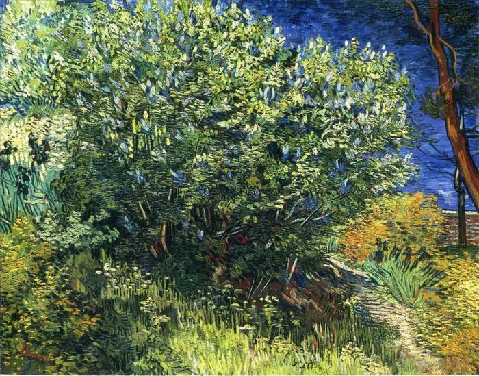 Vincent van Gogh Ölgemälde - Fliederbusch