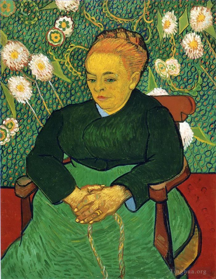 Vincent van Gogh Ölgemälde - Madame Roulin rockt die Wiege