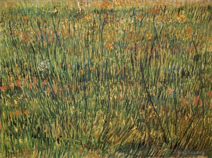 Vincent van Gogh Ölgemälde - Blühende Weide
