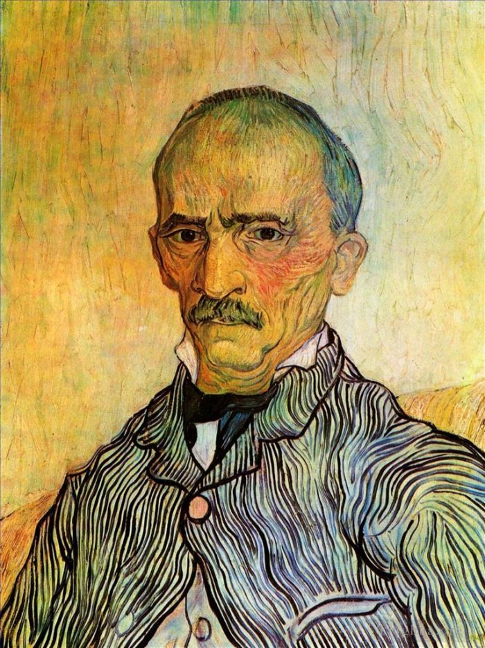 Vincent van Gogh Ölgemälde - Porträt von Trabuc, einem Pfleger im Saint Paul Hospital
