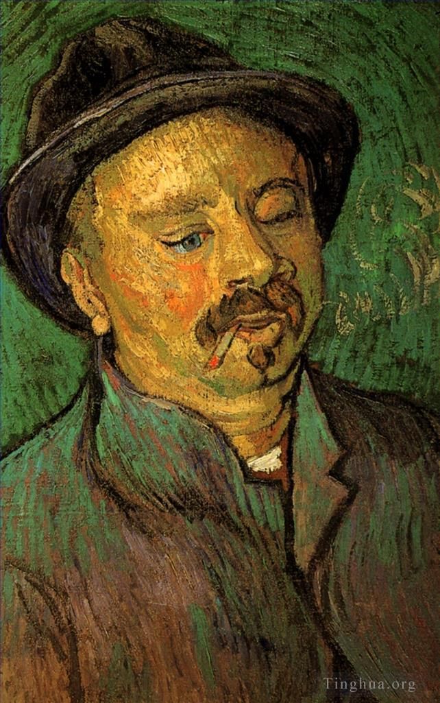 Vincent van Gogh Ölgemälde - Porträt eines einäugigen Mannes