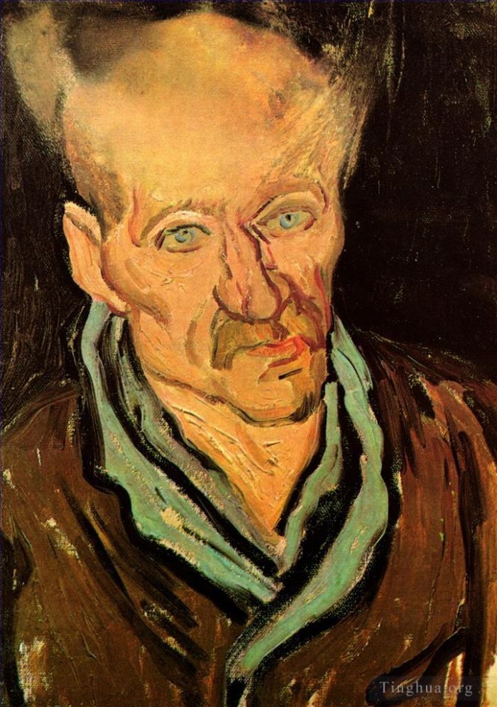 Vincent van Gogh Ölgemälde - Porträt eines Patienten im Saint Paul Hospital