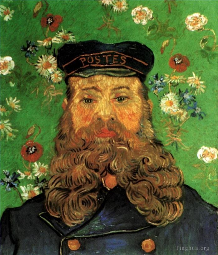 Vincent van Gogh Ölgemälde - Porträt des Postboten Joseph Roulin 2