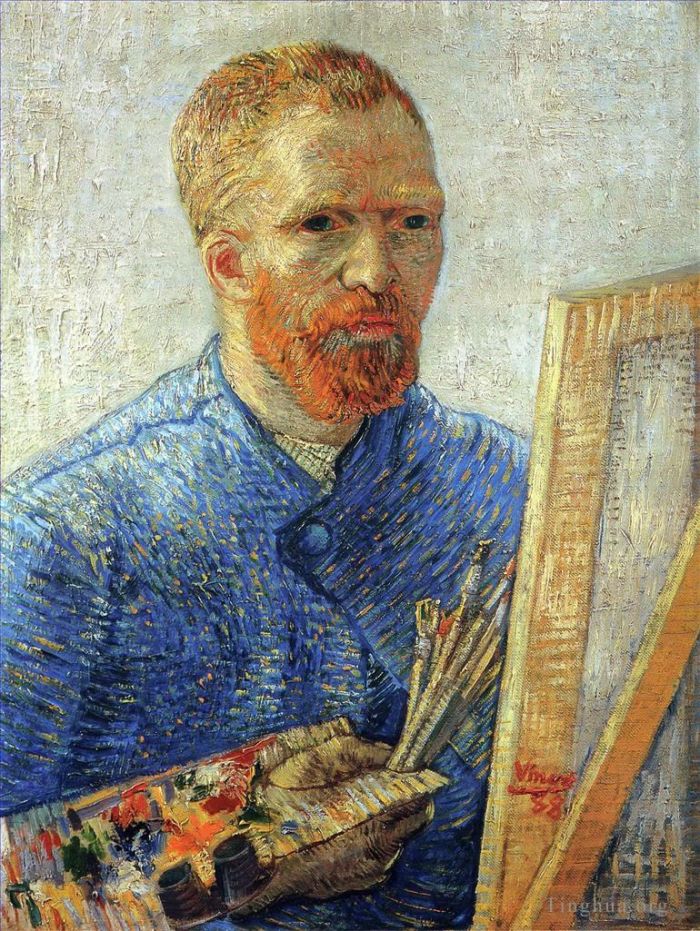 Vincent van Gogh Ölgemälde - Selbstporträt als Künstler