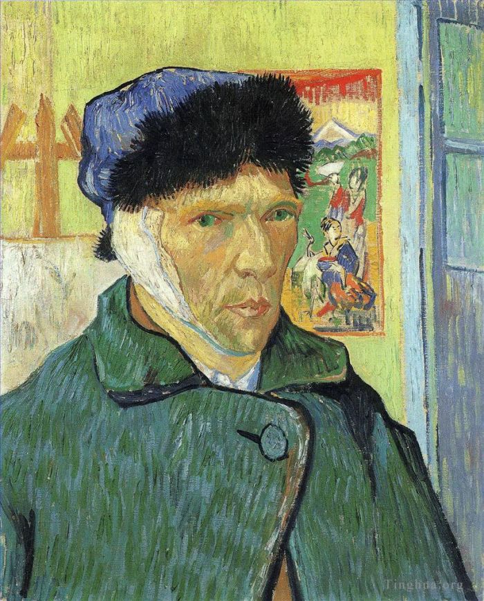 Vincent van Gogh Ölgemälde - Selbstporträt mit verbundenem Ohr 2