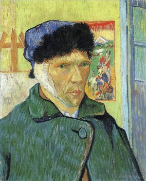 Vincent van Gogh Werk - Selbstporträt mit verbundenem Ohr 2