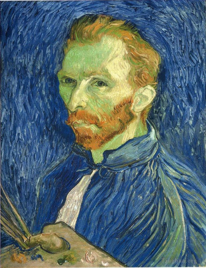 Vincent van Gogh Ölgemälde - Selbstporträt mit Palette