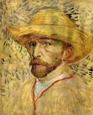 Vincent van Gogh Werk - Selbstporträt mit Strohhut