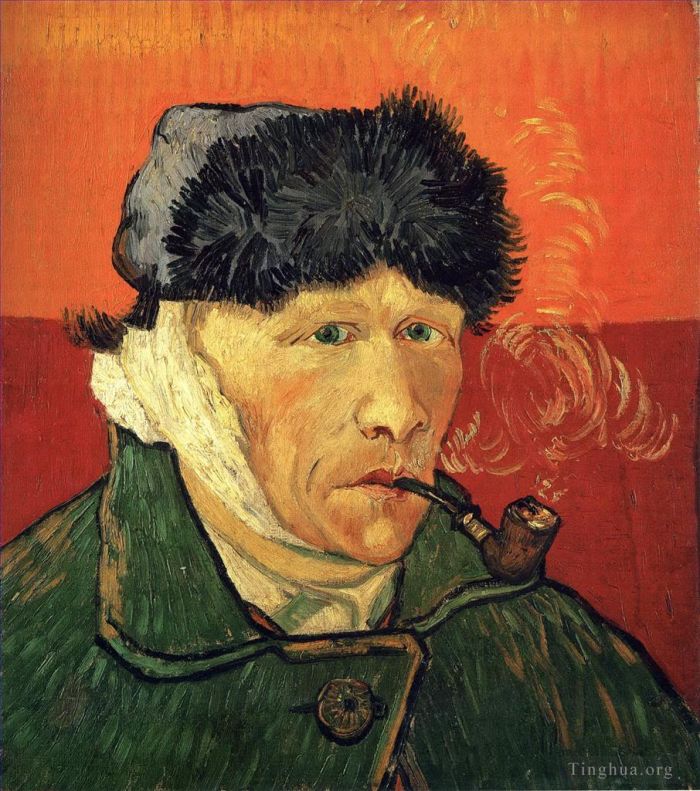 Vincent van Gogh Ölgemälde - Selbstporträt mit bandagiertem Ohr