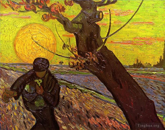 Vincent van Gogh Ölgemälde - Sämann 2