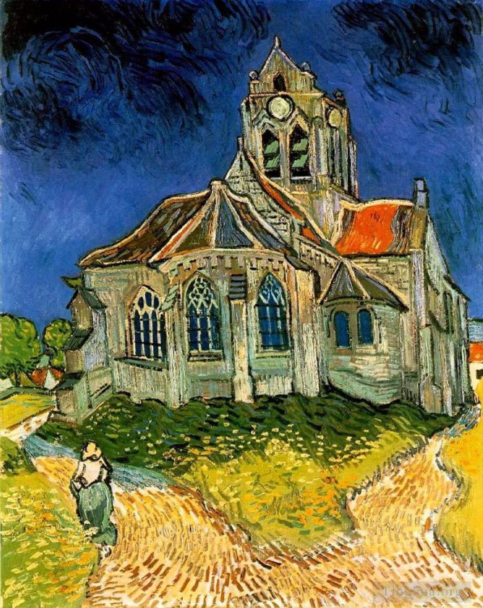 Vincent van Gogh Ölgemälde - Die Kirche in Auvers