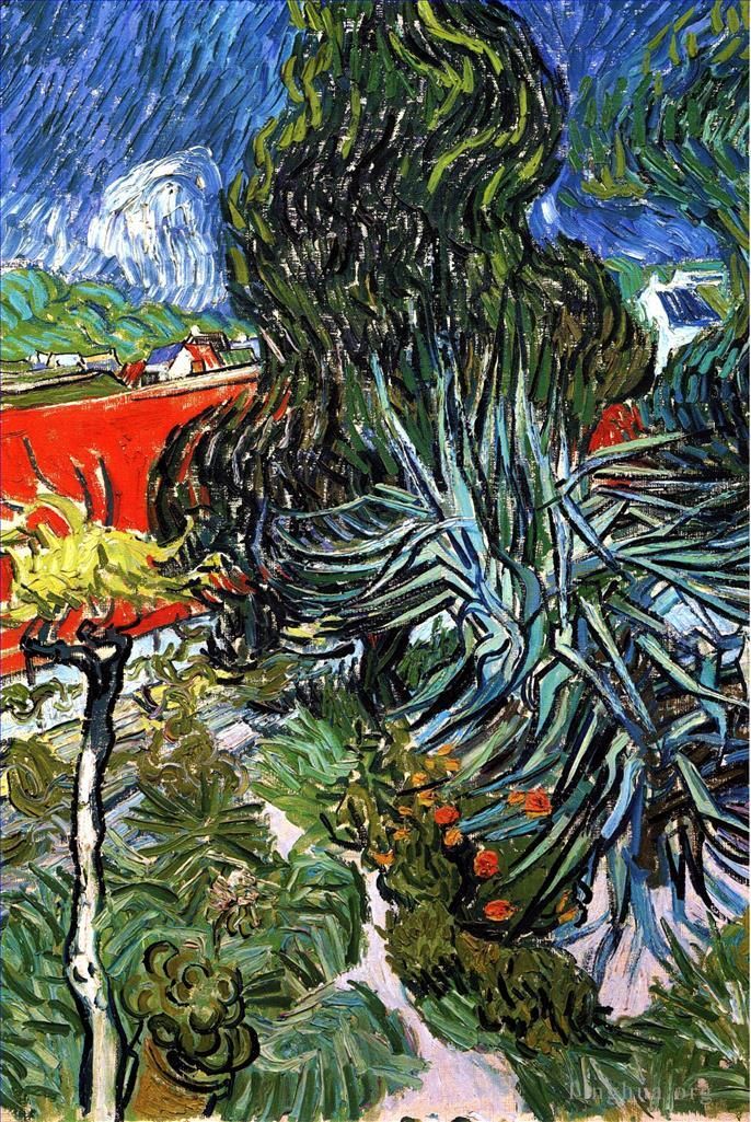 Vincent van Gogh Ölgemälde - Der Garten des Doktor Gachet in Auvers sur Oise