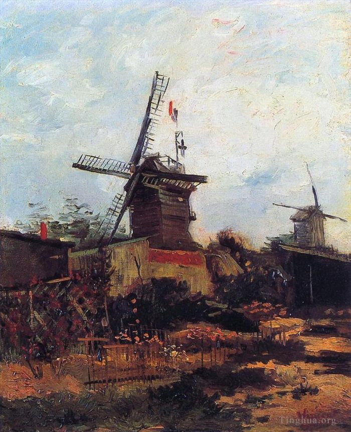 Vincent van Gogh Ölgemälde - Die Mühle von Blute End