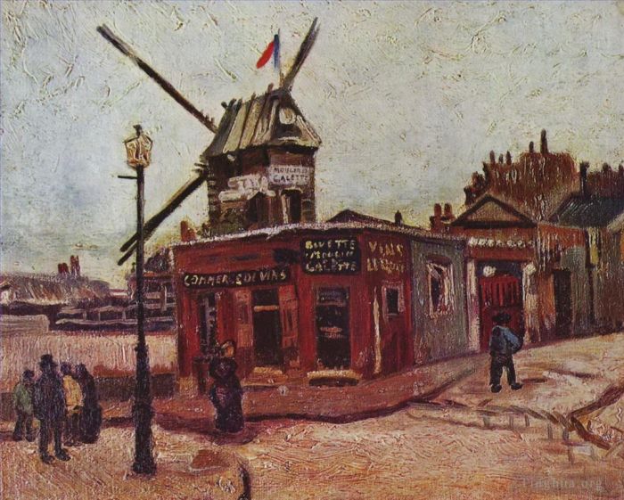 Vincent van Gogh Ölgemälde - Die Moulin de la Galette