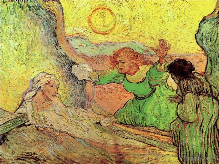 Vincent van Gogh Ölgemälde - Die Auferweckung des Lazarus danach