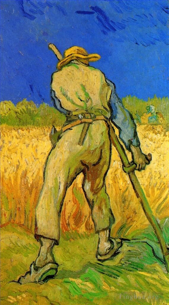 Vincent van Gogh Ölgemälde - Der Schnitter nach Millet