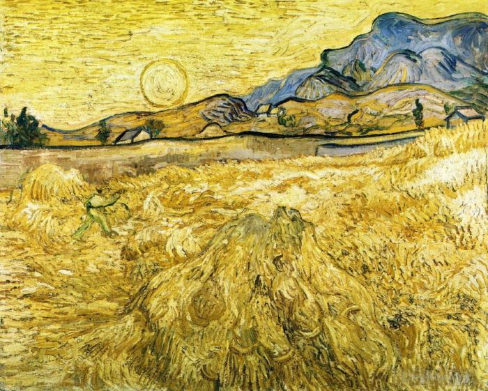 Vincent van Gogh Ölgemälde - Der Schnitter