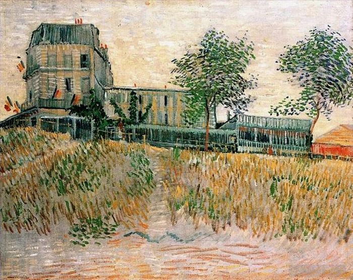 Vincent van Gogh Ölgemälde - Das Restaurant de la Sirene in Asnieres
