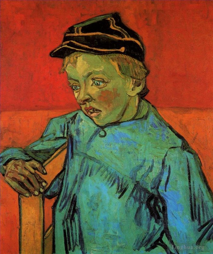 Vincent van Gogh Ölgemälde - Der Schuljunge Camille Roulin