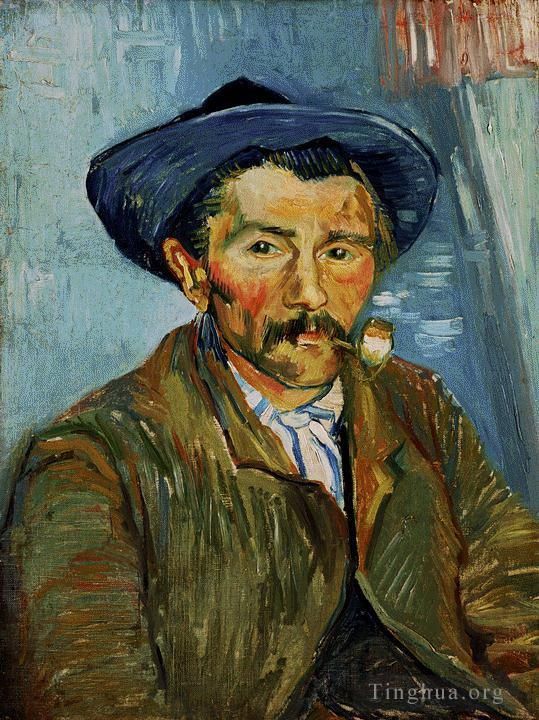 Vincent van Gogh Ölgemälde - Der rauchende Bauer