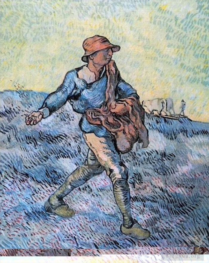 Vincent van Gogh Ölgemälde - Der Sämann nach Millet