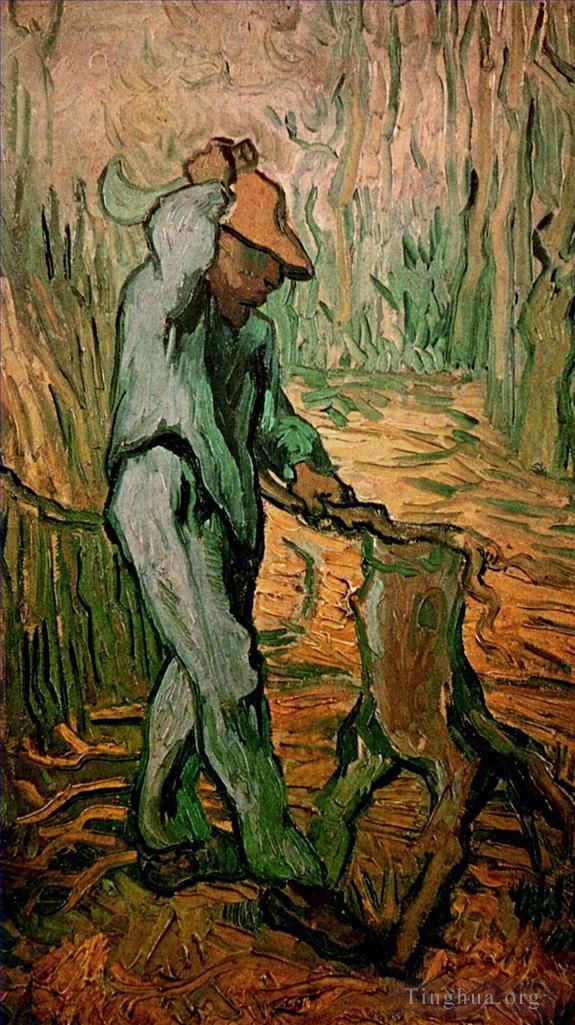 Vincent van Gogh Ölgemälde - Der Holzfäller nach Millet