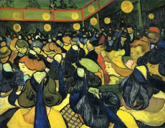 Vincent van Gogh Ölgemälde - Der Ballsaal in Arles