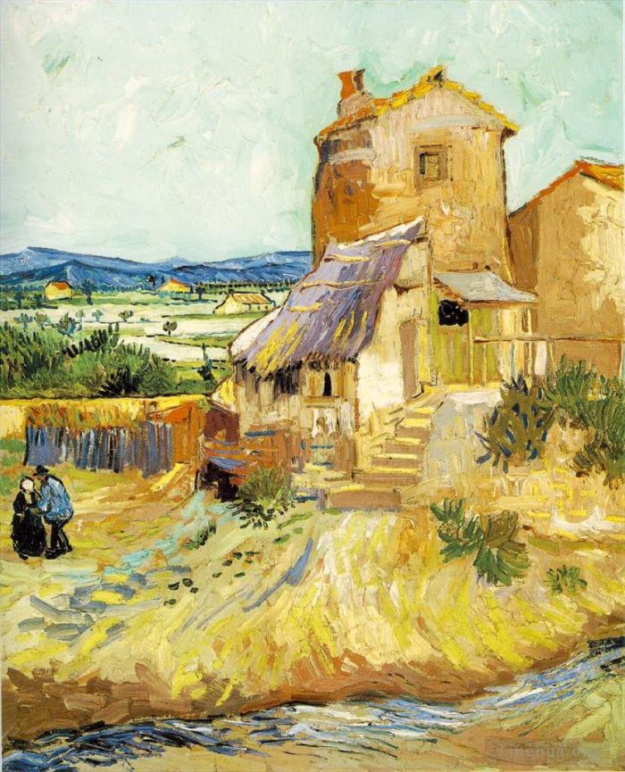 Vincent van Gogh Ölgemälde - Die alte Mühle