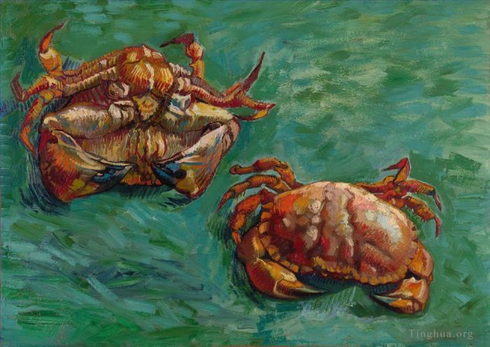 Vincent van Gogh Ölgemälde - Zwei Krabben