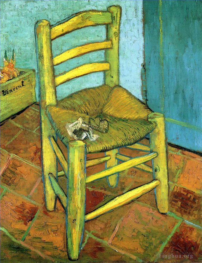 Vincent van Gogh Ölgemälde - Van Goghs Stuhl