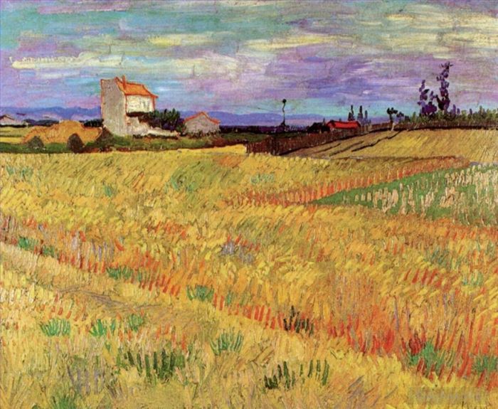 Vincent van Gogh Ölgemälde - Weizenfeld