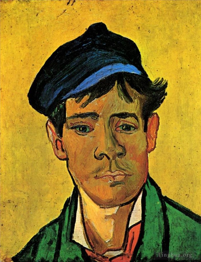 Vincent van Gogh Ölgemälde - Junger Mann mit Hut