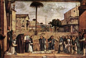 Vittore Carpaccio Werk - Beerdigung des Heiligen Hieronymus