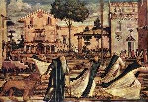 Vittore Carpaccio Werk - Der heilige Hieronymus und der Löwe