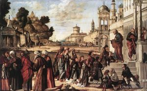 Vittore Carpaccio Werk - Der heilige Stephanus ist geweihter Diakon