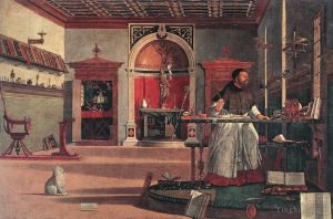 Vittore Carpaccio Werk - Vision des Heiligen Augustinus