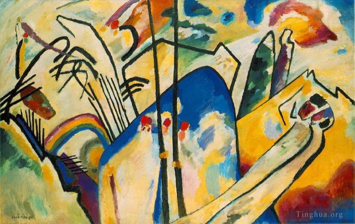 Wassily Kandinsky Ölgemälde - Komposition IV