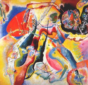 Wassily Kandinsky Werk - Malerei mit rotem Fleck