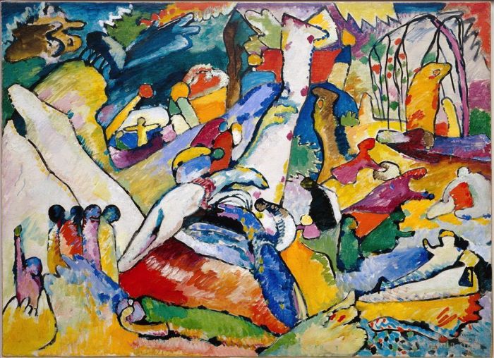 Wassily Kandinsky Ölgemälde - Skizze für Komposition II Skizze für Komposition II