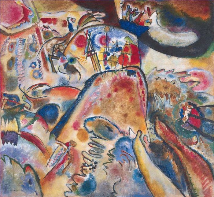 Wassily Kandinsky Ölgemälde - Kleine Freuden
