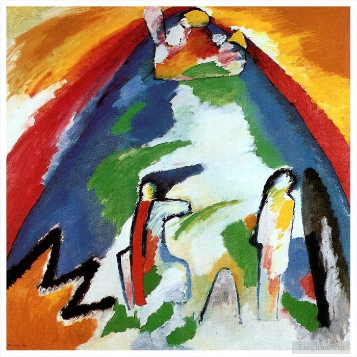 Wassily Kandinsky Andere Malerei - Ein Berg