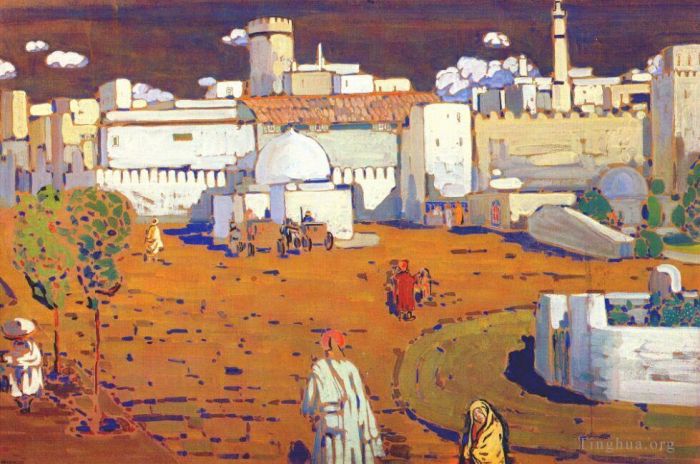 Wassily Kandinsky Andere Malerei - Arabische Stadt