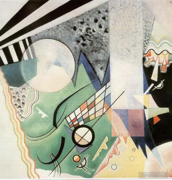 Wassily Kandinsky Andere Malerei - Grüne Komposition