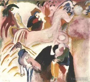 Wassily Kandinsky Werk - Pferde