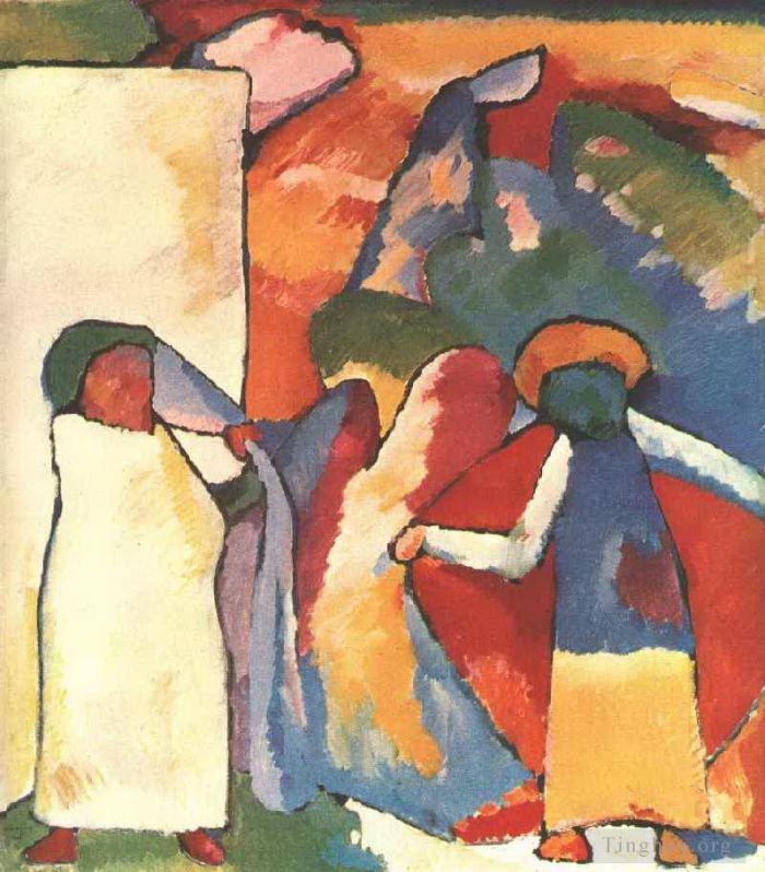 Wassily Kandinsky Andere Malerei - Improvisation 6