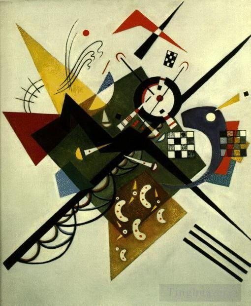 Wassily Kandinsky Andere Malerei - Auf Weiß II
