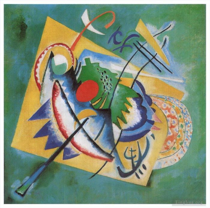 Wassily Kandinsky Andere Malerei - Rotes Oval