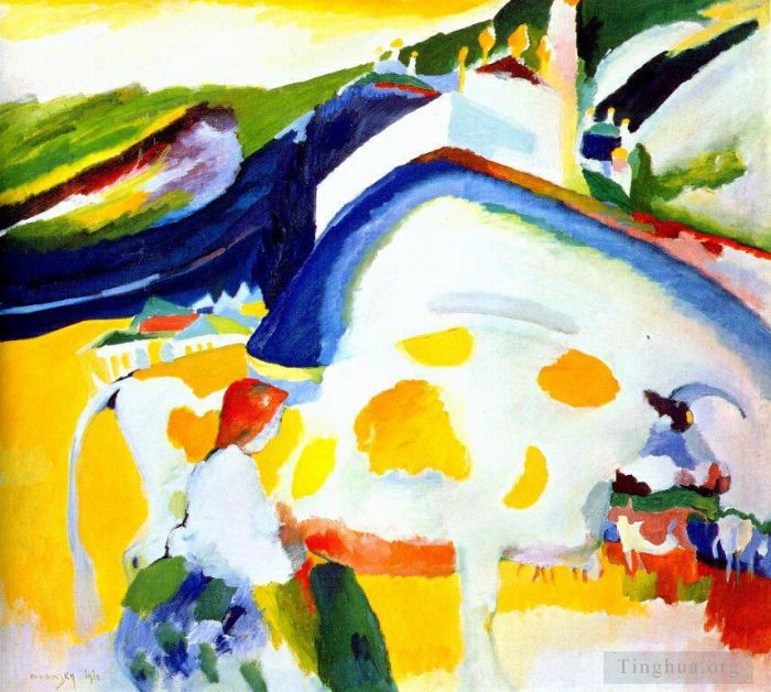 Wassily Kandinsky Andere Malerei - Die Kuh